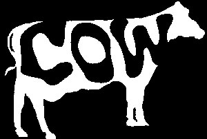 The logo for CowTV