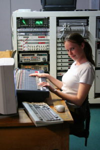 The lovely Victoria Rushton was our main sound operator for most of the year. 